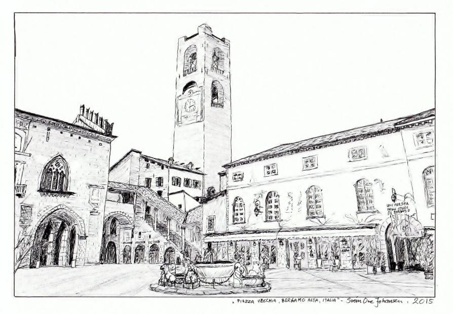 Piazza Vecchia Bergamo Alta 2015 